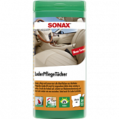 Салфетки SONAX для очистки кожи в тубе 